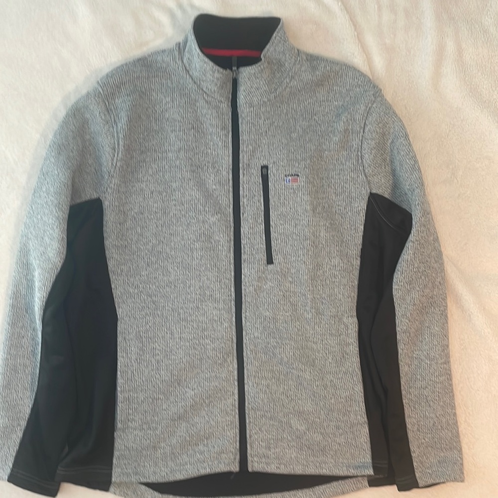 Chaps Full Zip Up Sweater Jacket XXL